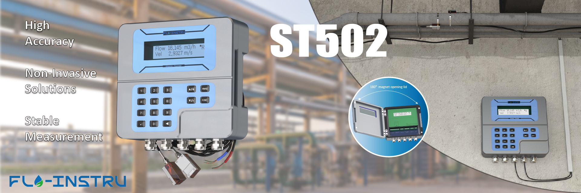 คุณภาพ เครื่องวัดกระแส ultrasonic โรงงาน